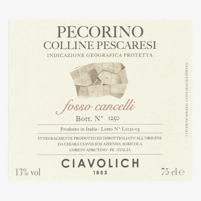 Ciavolich Pecorino Fosso Cancelli Colline Pescaresi 2022