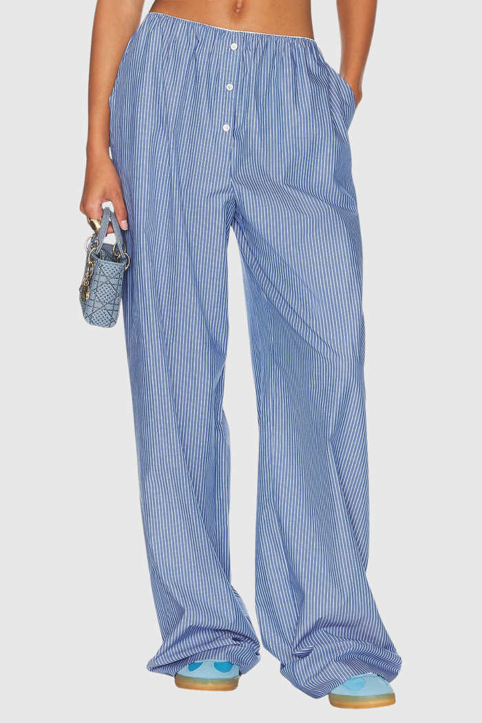 Cicely Spaghetti Stripe Pants Set