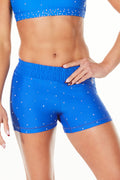 Cinched Compression Short in Royal Blue