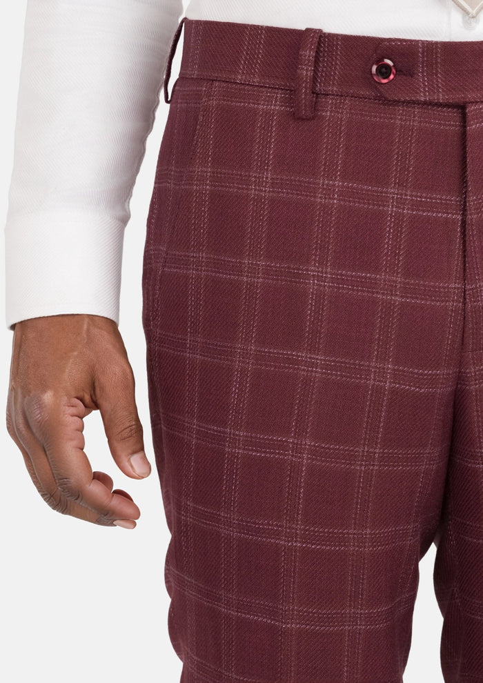 Claret Red Pants - SARTORO
