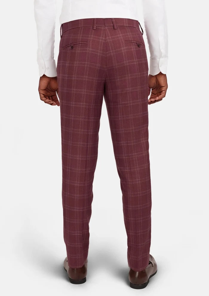 Claret Red Pants - SARTORO