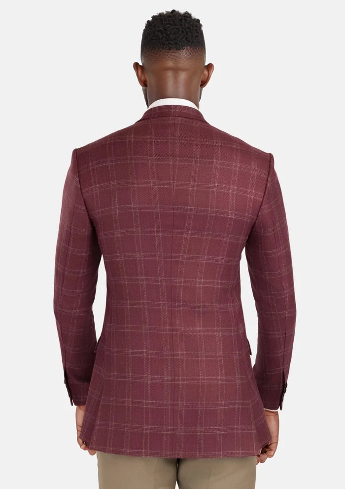 Claret Red Thompson Jacket - SARTORO