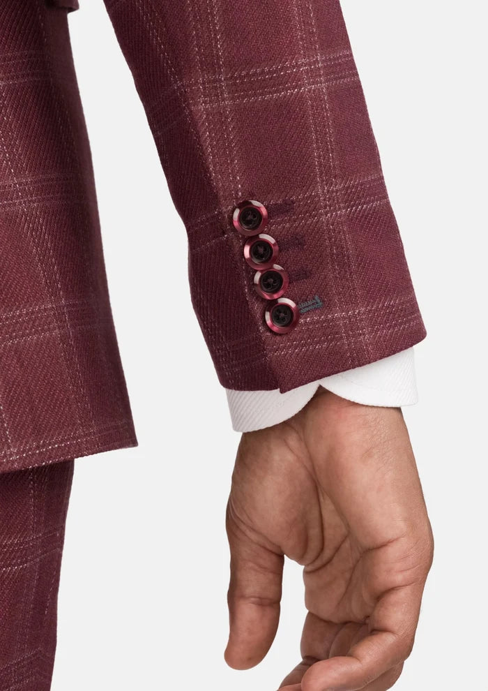 Claret Red Thompson Suit - SARTORO