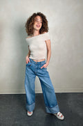 Clean Cut Cuff Jeans