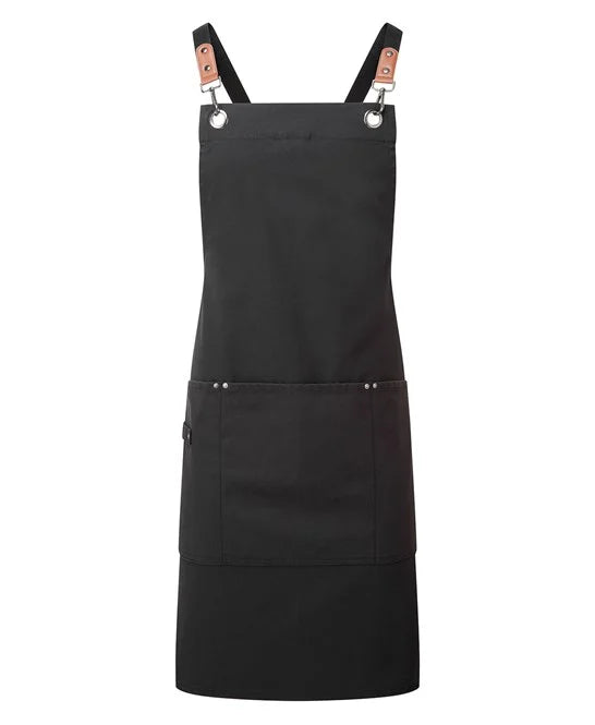 Clip ‘n’ Clasp cross-back bib apron PR182
