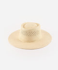 A natural colored straw hat on a white background #color_natural