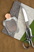 Ooya Home Kitchen Utensils Copper Turtle Grater Copper Tin Plating / 2.75" W X 4.25" L