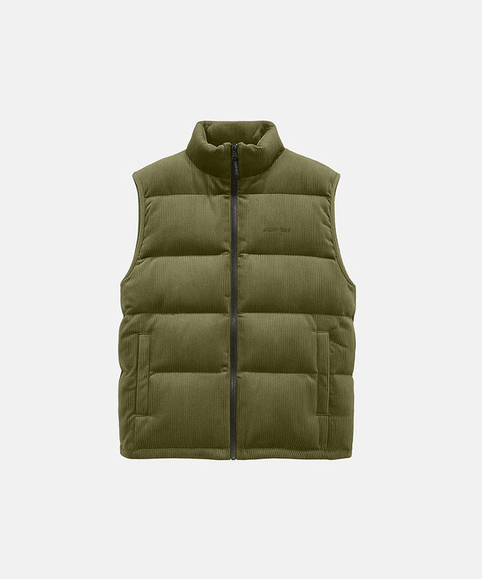 Corduroy Puffer Insulation Vest