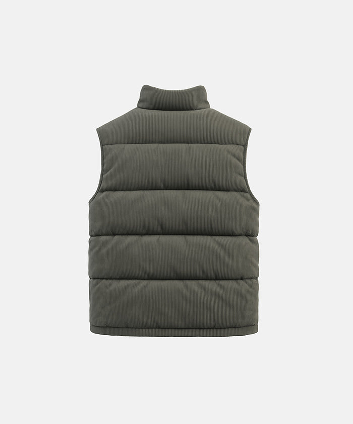 Corduroy Puffer Insulation Vest