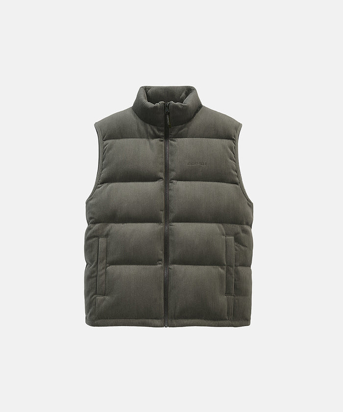 Corduroy Puffer Insulation Vest