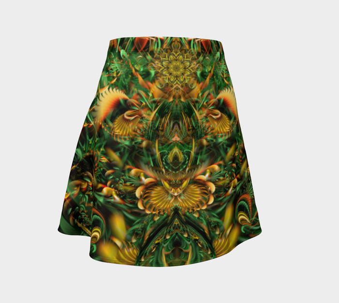 Cracking the Seed High Waist Flare Skirt