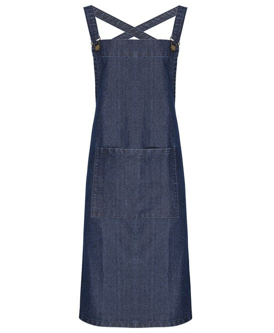 Cross back 'barista' bib apron PR129