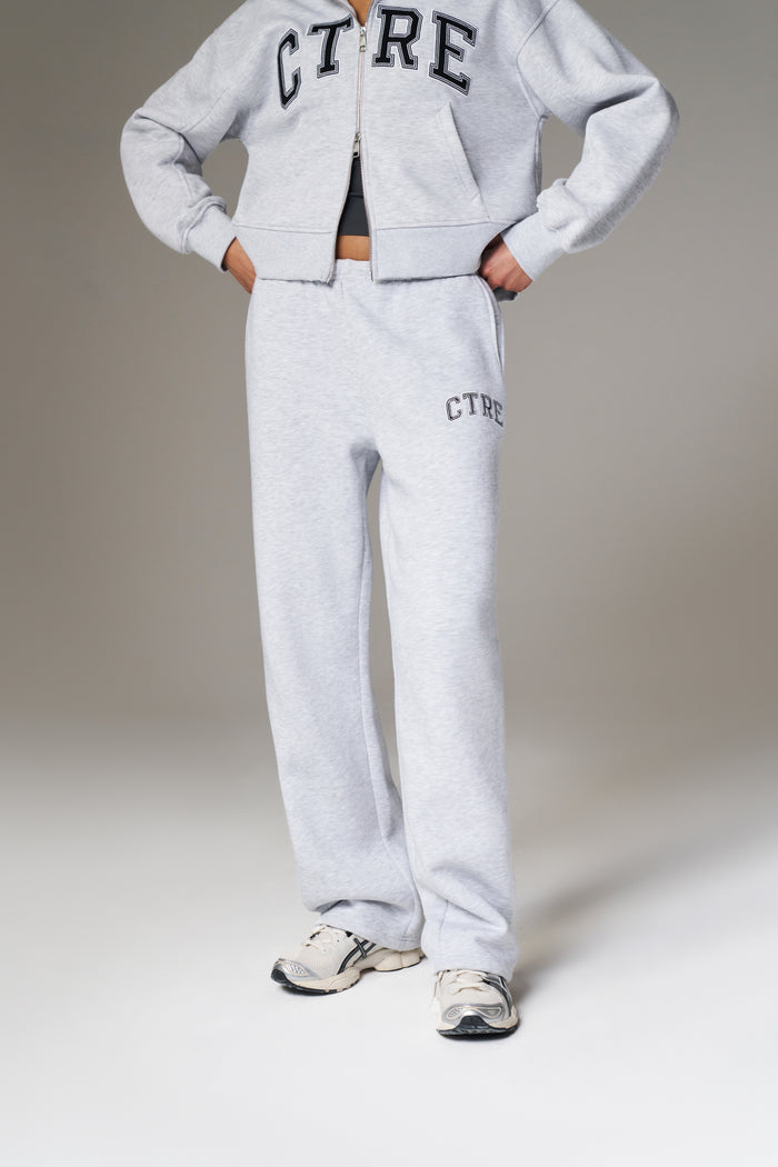 CTRE WIDE LEG JOGGERS - GREY MARL