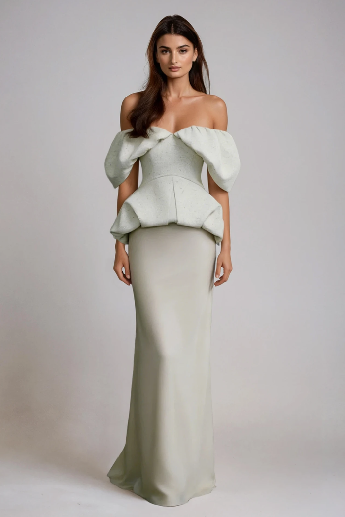 Darius Off Shoulder Skirt Set