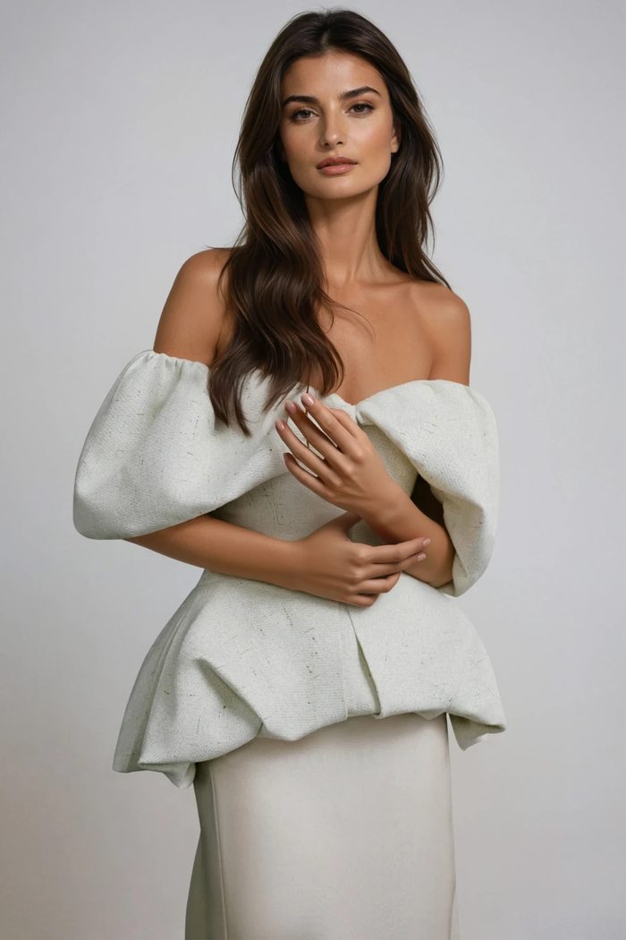 Darius Off Shoulder Skirt Set