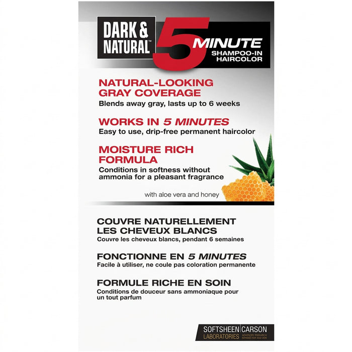Dark & Natural Permanent Men's Hair Color - Natural Black