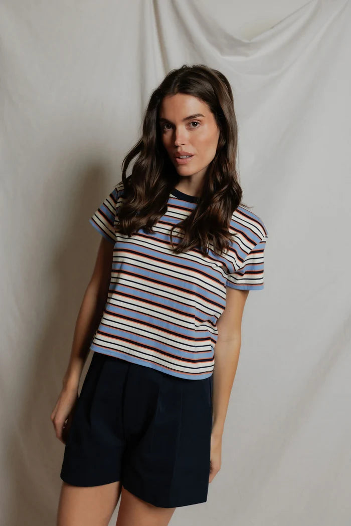 xs / pacific clementine stripe