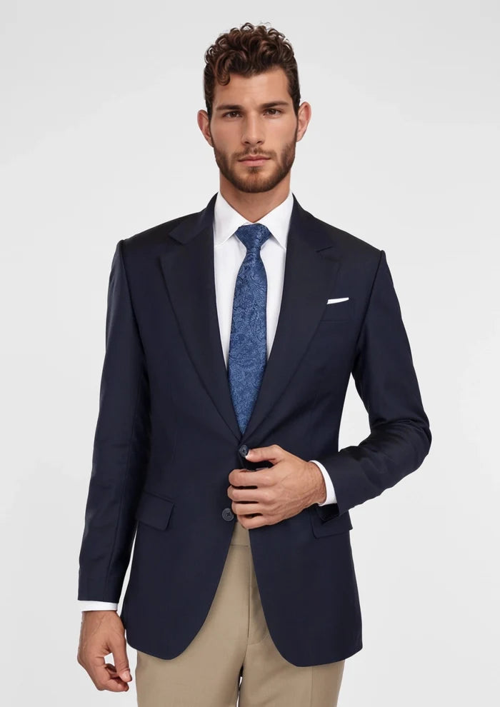 Deep Navy Ellis Jacket - SARTORO