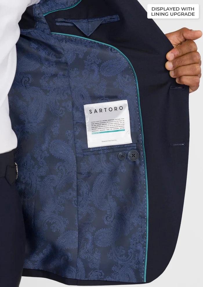 Deep Navy Ellis Suit - SARTORO