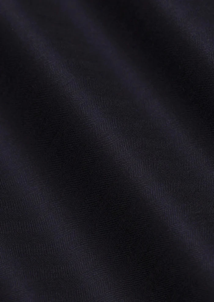 Deep Navy Herringbone Vest - SARTORO