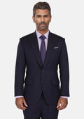 Deep Navy Herringbone Bryant Suit - SARTORO