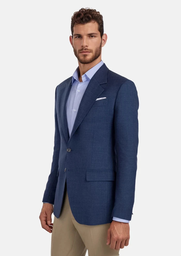 Delft Blue Bamboo Ellis Jacket - SARTORO
