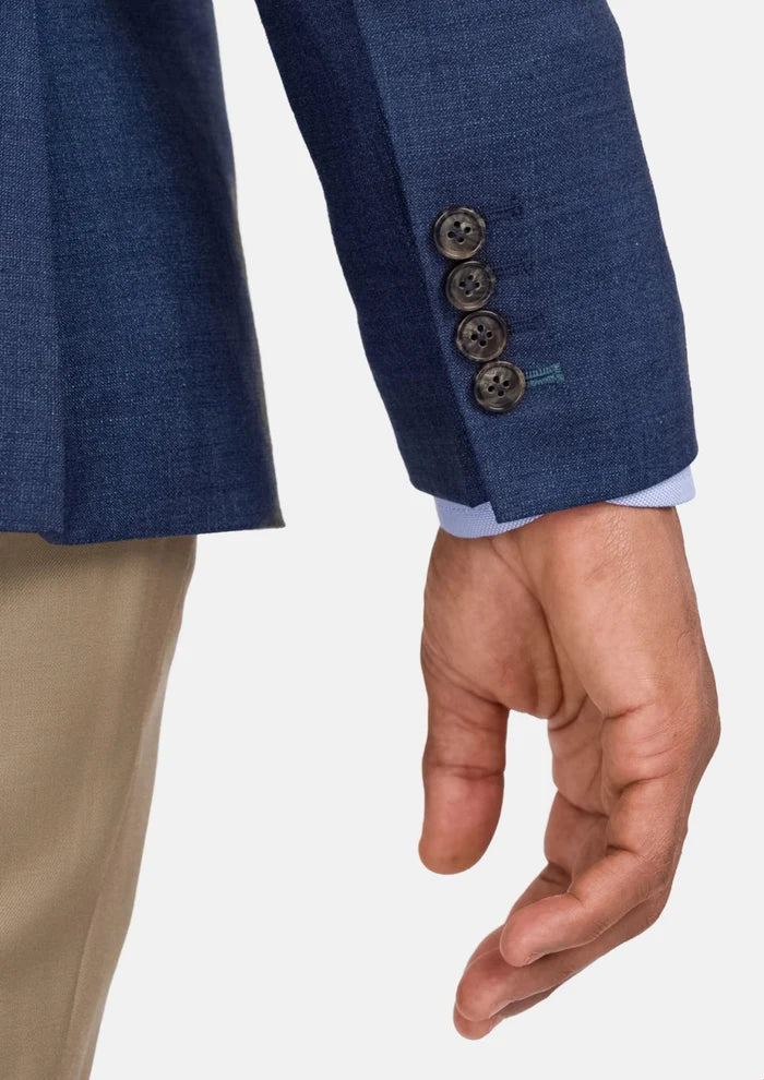 Delft Blue Bamboo Ellis Jacket - SARTORO