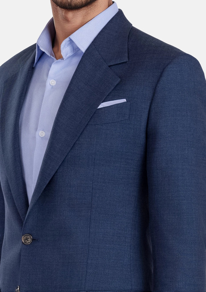 Delft Blue Bamboo Ellis Jacket - SARTORO