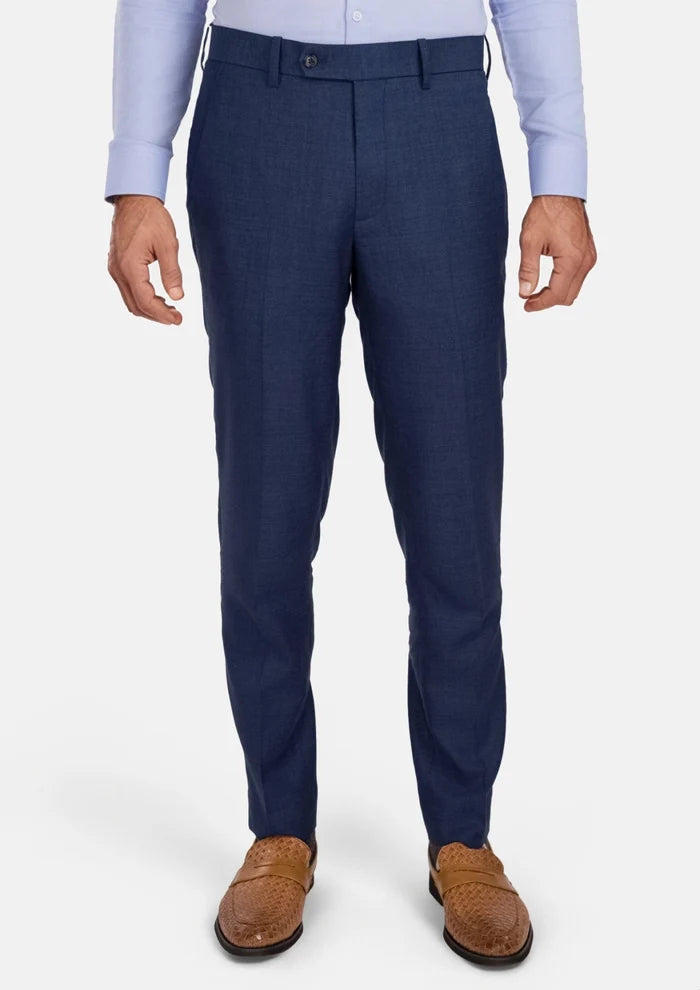 Delft Blue Bamboo Pants - SARTORO