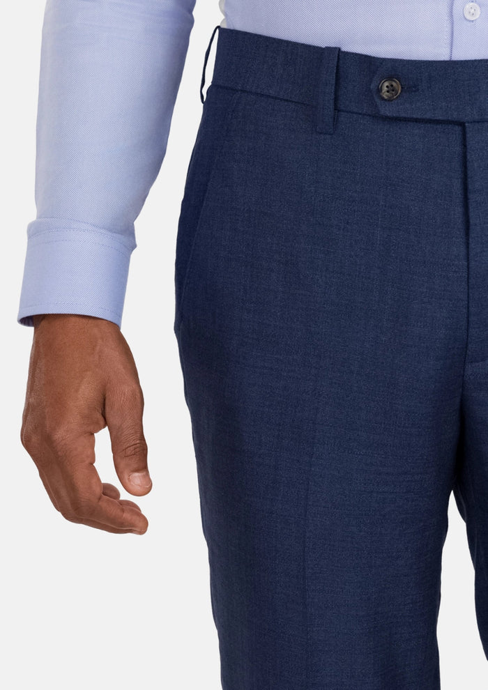 Delft Blue Bamboo Pants - SARTORO