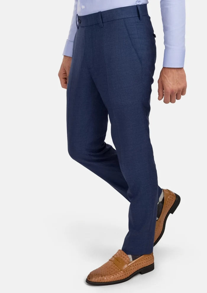 Delft Blue Bamboo Pants - SARTORO