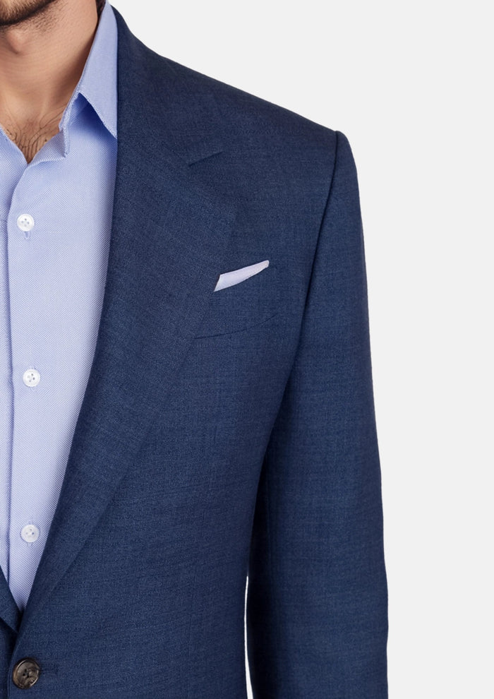 Delft Blue Bamboo Ellis Suit - SARTORO