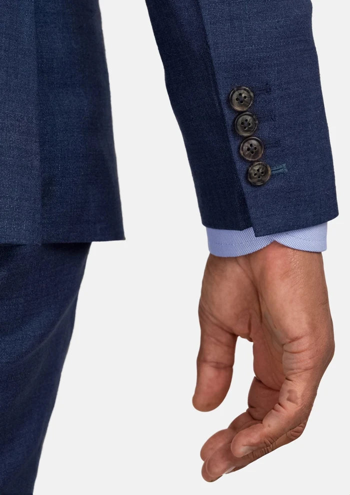 Delft Blue Bamboo Ellis Suit - SARTORO