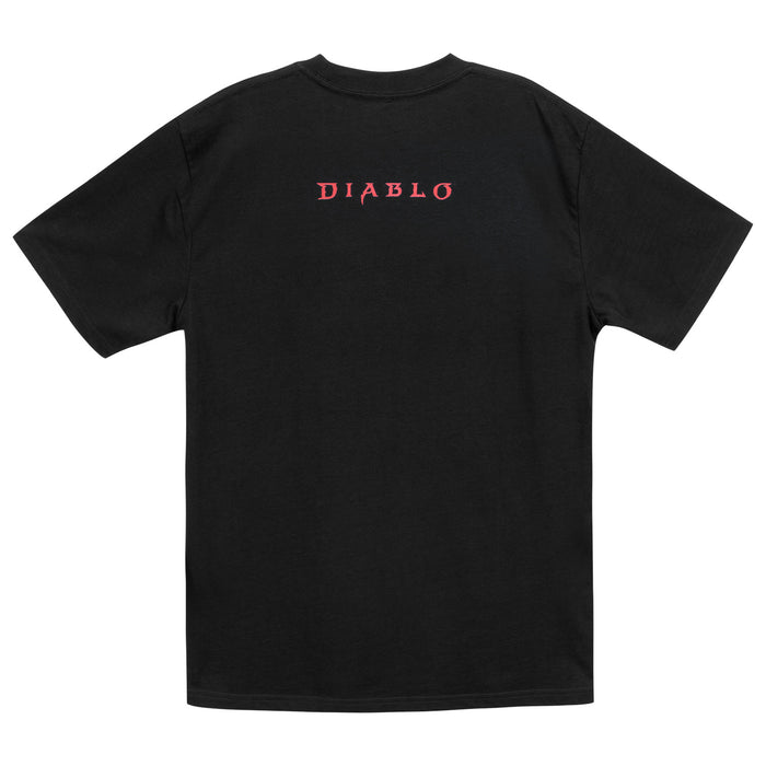 Diablo Lilith Blessed Mother Black T-Shirt - Back View Black Version
