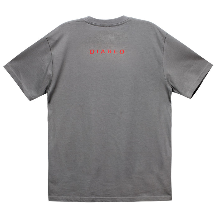 Diablo Lilith Blessed Mother Black T-Shirt - Back View Grey Version