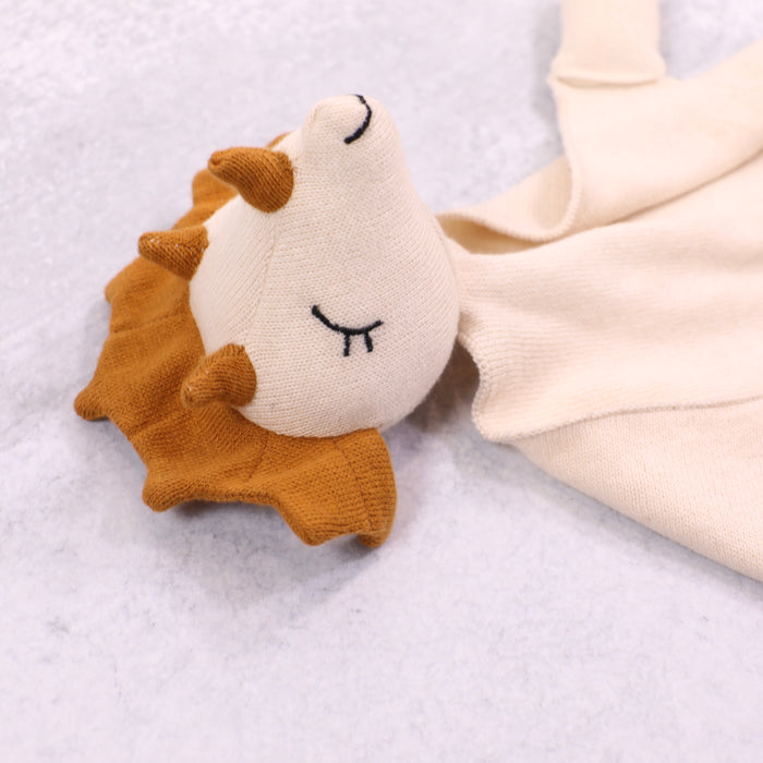 Organic Baby Lovey Security Blanket Cuddle Cloth - Dino