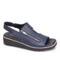 Django & Juliette KEMMA Platform Sandal in Navy