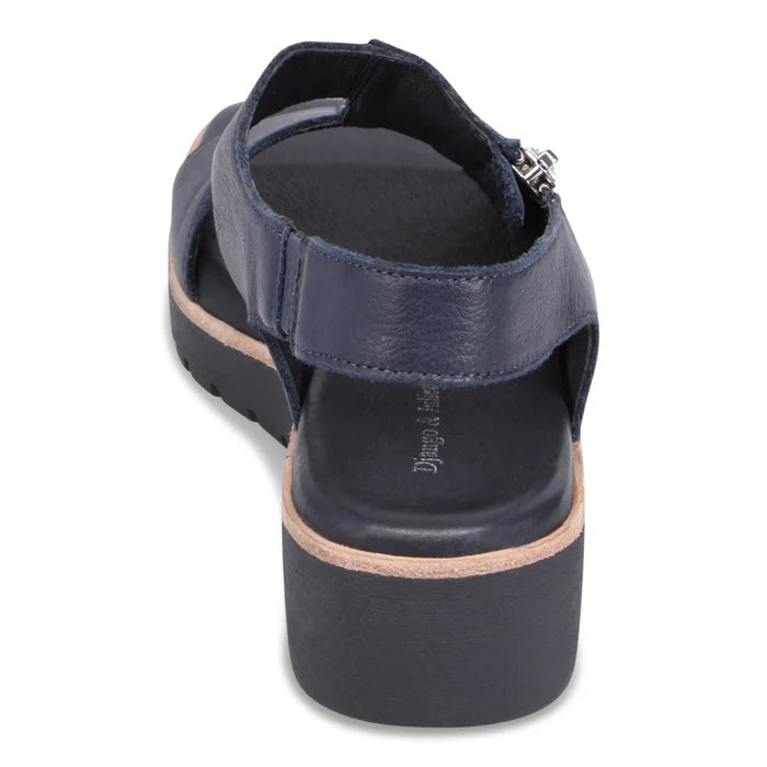 Django & Juliette KEMMA Platform Sandal in Navy