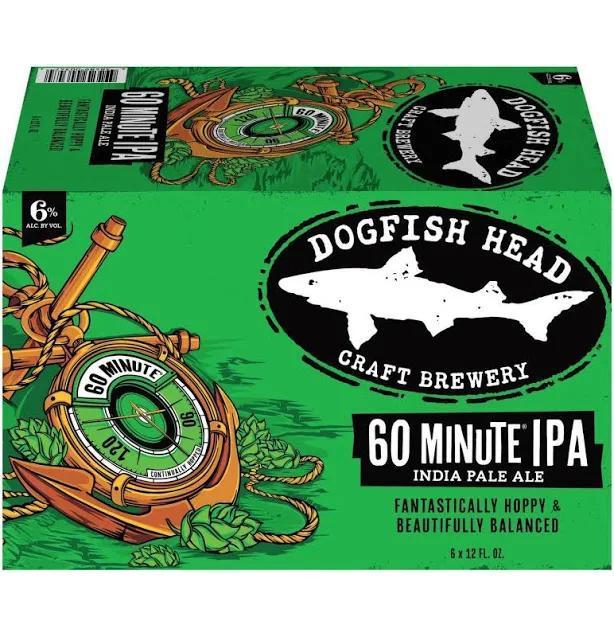 Dogfish Head 60 Minute IPA 6-pack cans
