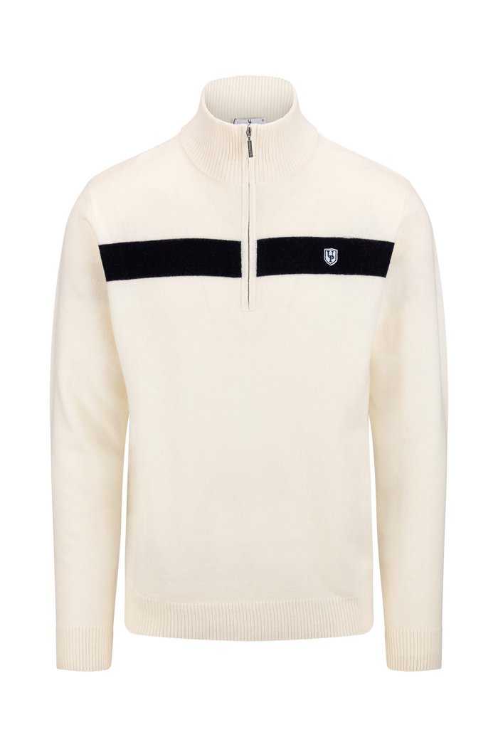 Urban Pioneers Male Dolomite Half-zip SWEATER CREAM
