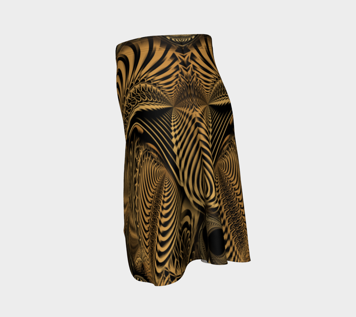 Down the Ribbit Hole High Waist Flare Skirt