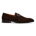 Dunhill Single Monk // Tobacco Velvet Brown Suede - SARTORO