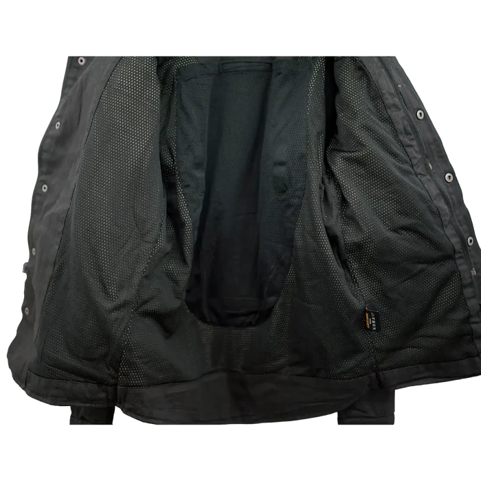 EAGLE LEATHER WAXED CANVAS KEVLAR SHIRT