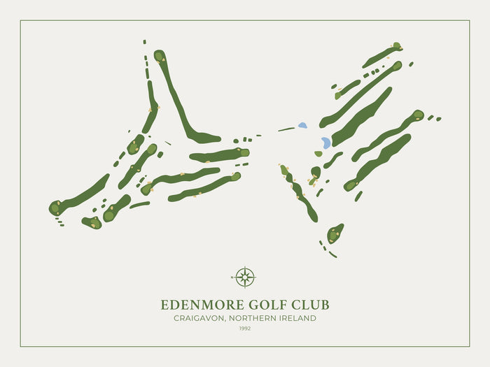 Edenmore Golf Club: Modern Golf Course Map
