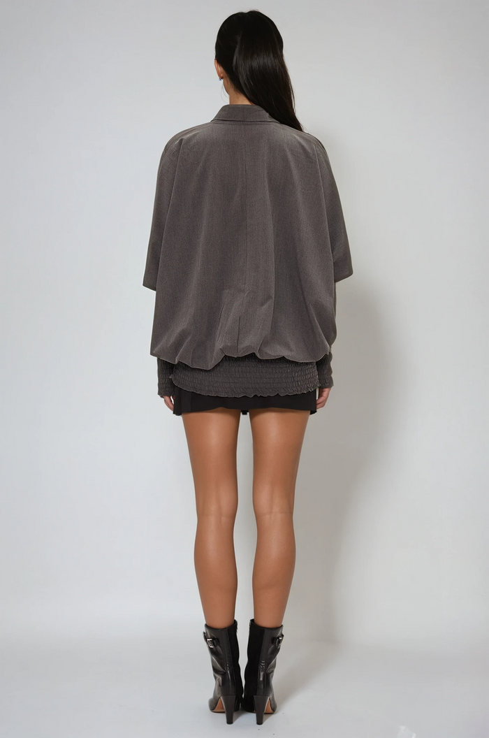 Eirian Tie Up Balloon Sleeve Shirt