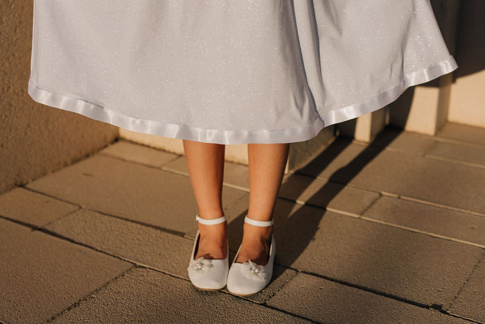 girl in white dress
