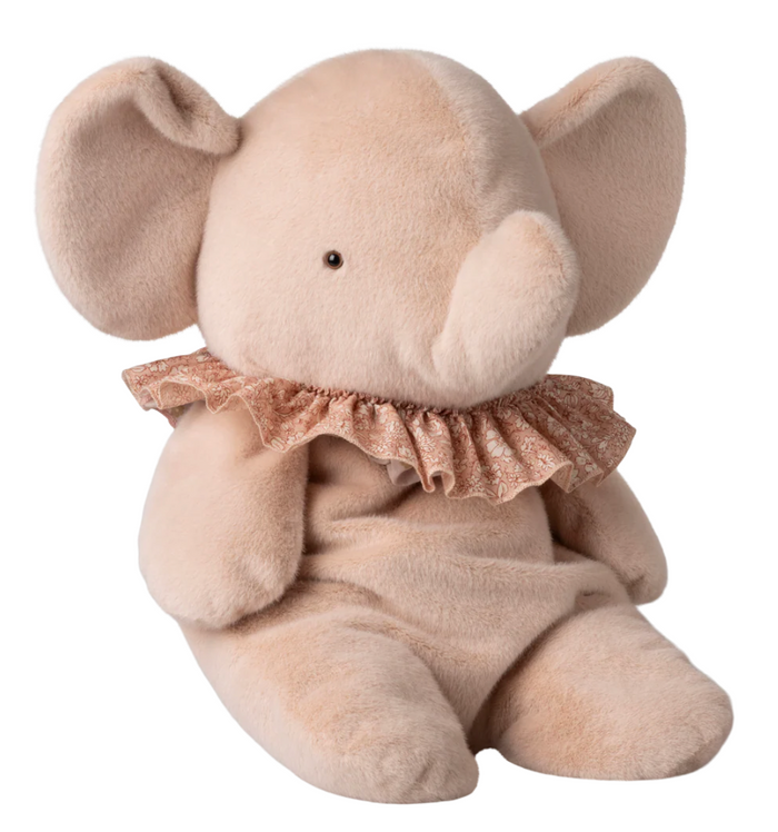 Elephant plush, big - powder