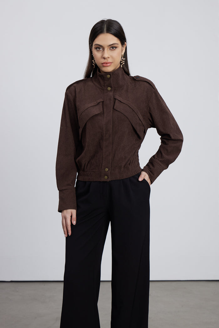 Emelie Corduroy Crop Jacket