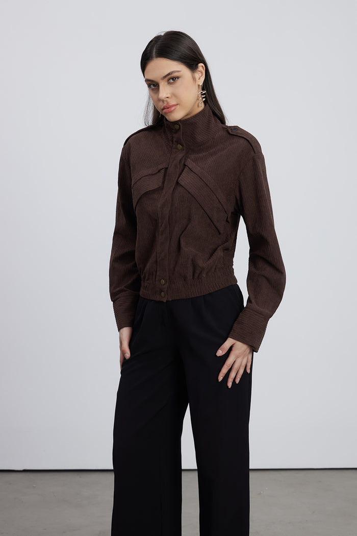 Emelie Corduroy Crop Jacket