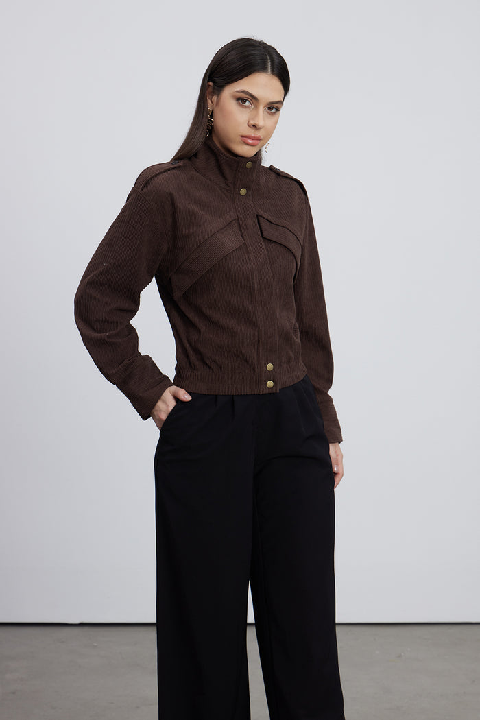 Emelie Corduroy Crop Jacket